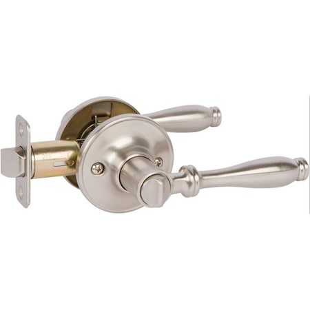 Delaney Hardware Callan Silona Satin Nickel Bed/Bath Door Handle ST5021